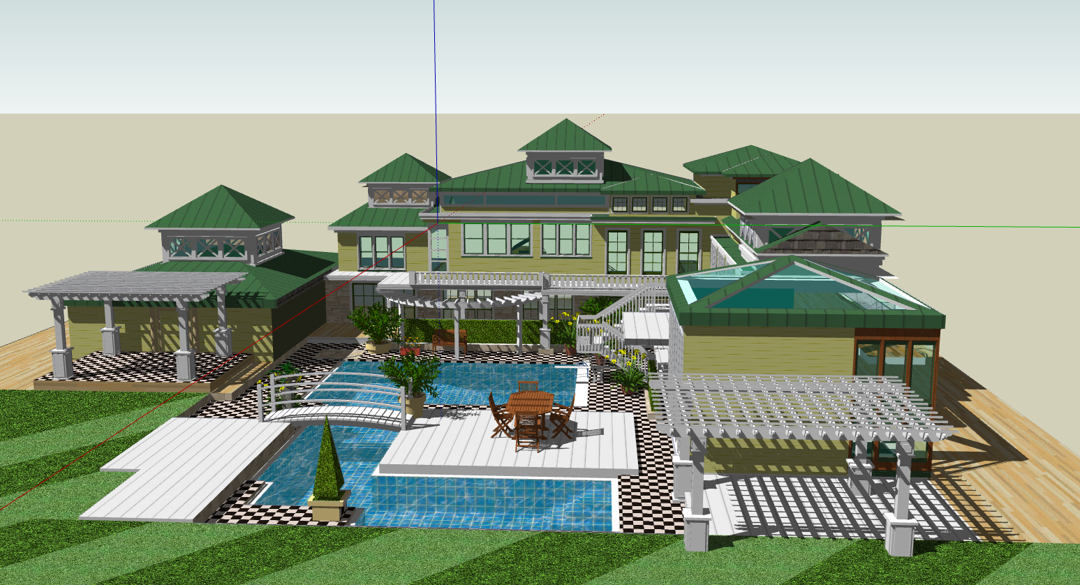 file sketchup nghỉ dưỡng,model su nghỉ dưỡng,model 3d nghỉ dưỡng,file su nghỉ dưỡng